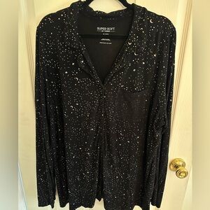 Torrid Black Super Soft pajamas